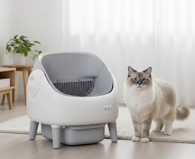 Litière Autonettoyante Grands Chats