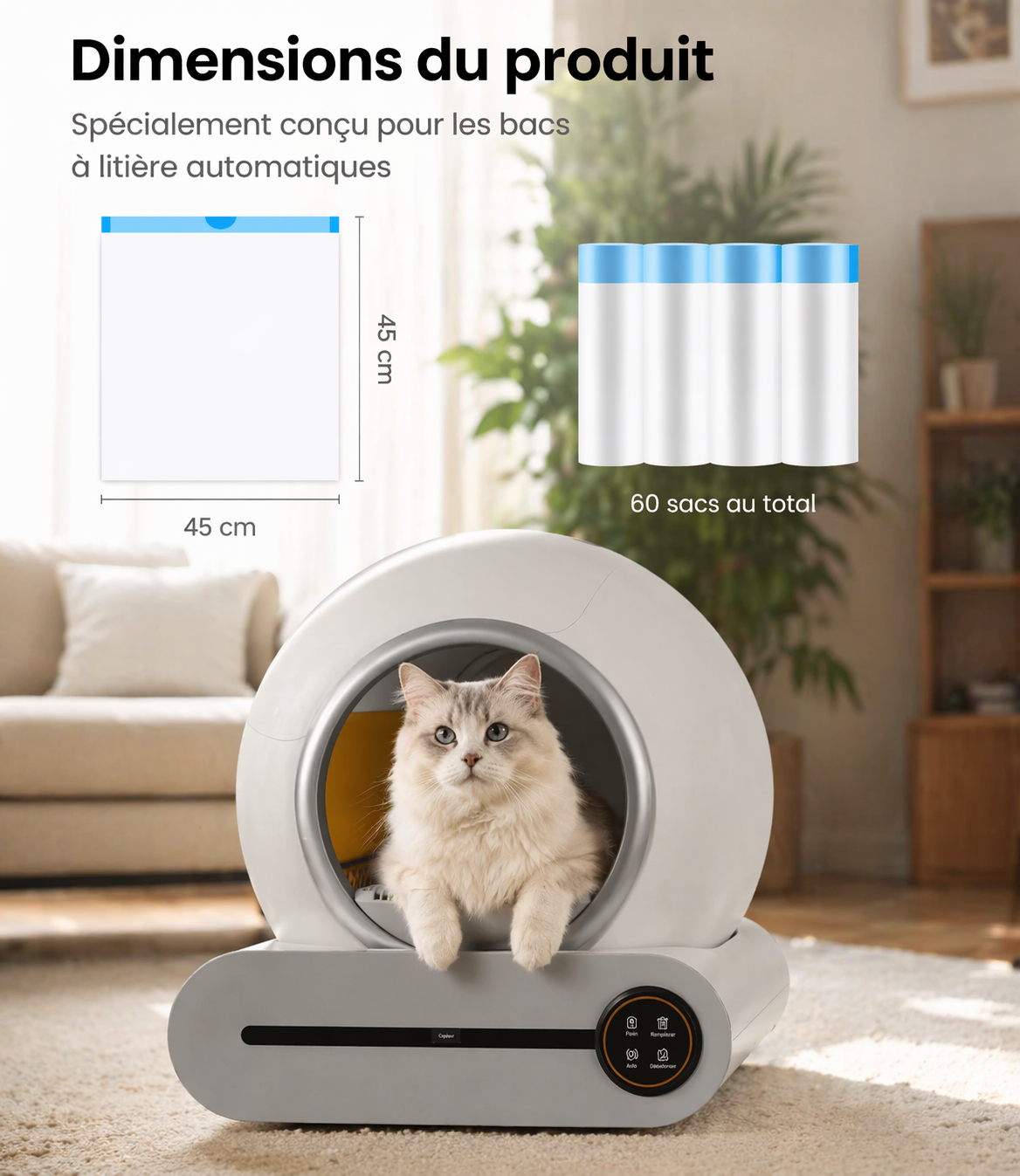 Sacs Pour Litières Grands Chats et Compactes