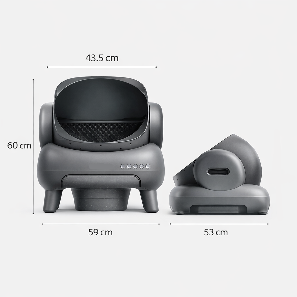 Litière Autonettoyante Multi-Chats